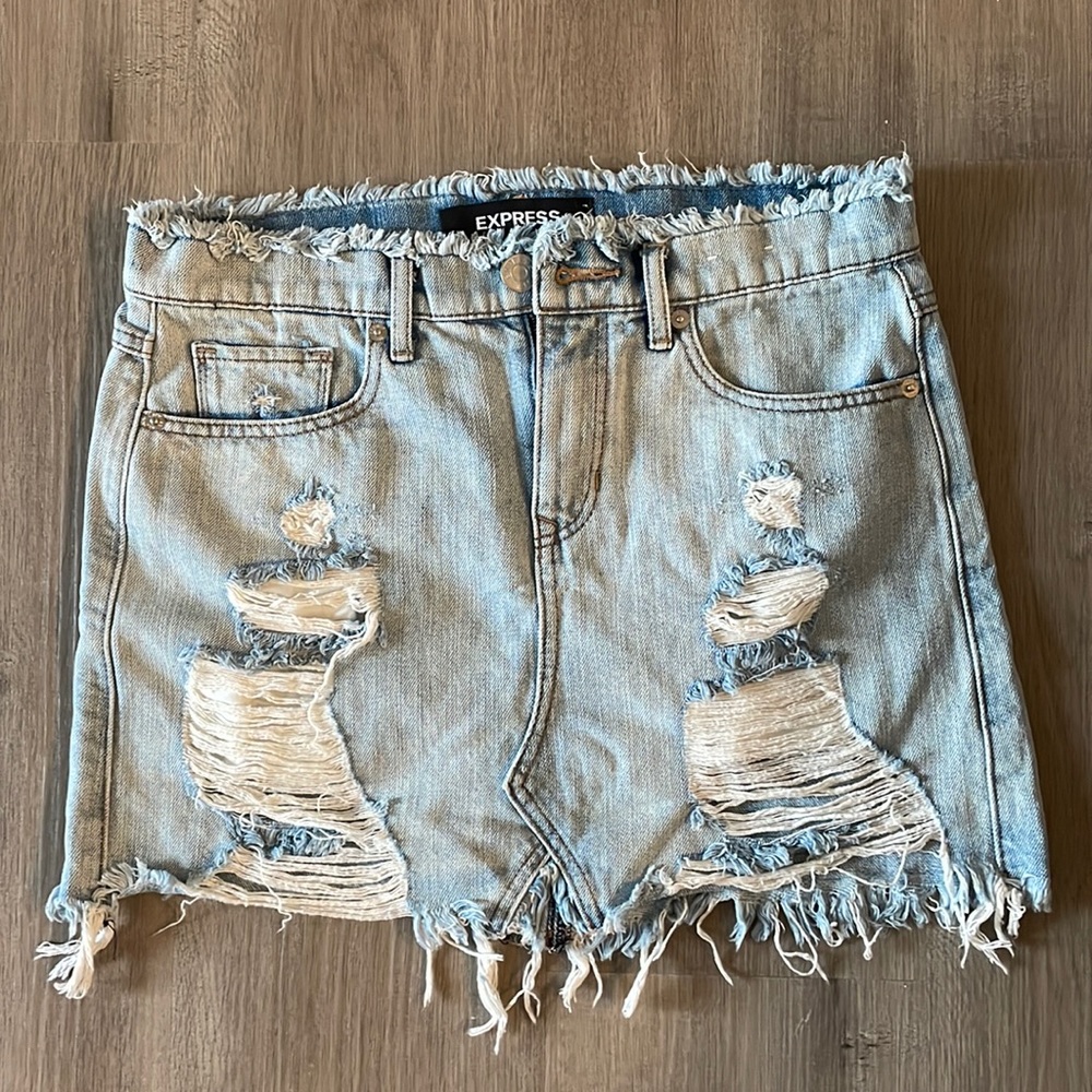 Express Jean Skirt